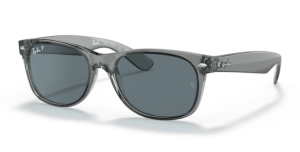 Ray-Ban 2132 NEW WAYFARER, Farbe 64503R · Transparent grau