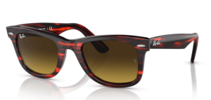 Ray-Ban 2140 WAYFARER, Farbe 136285 · Gestreift rot