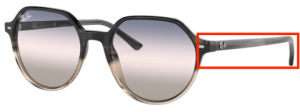 Original Ray-Ban RB2195 Thalia Bügel, Farbe 1326 · Grau Havanna