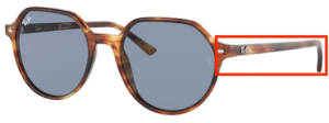 Original Ray-Ban RB2195 Thalia Bügel, Farbe 954 · Schildpatt hell