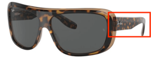 Original Ray-Ban RB2196 Blair Bügel, Farbe 1292 · Carey