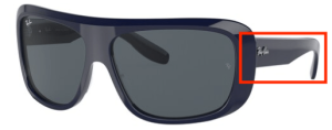 Original Ray-Ban RB2196 Blair Bügel, Farbe 1321R5 · Blau