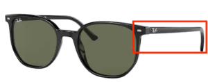 Original Ray-Ban RB2197 Elliot Bügel, Farbe 901 · Schwarz