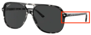 Original Ray-Ban RB2198 Bill Bügel, Farbe 1333 · Grau Havanna
