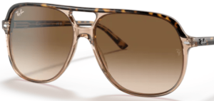 Originalgläser Ray-Ban RB2198 Bill, Farbe 51 · Braun hell Verlauf