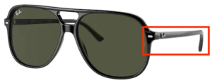 Original Ray-Ban RB2198 Bill Bügel, Farbe 901 · Schwarz