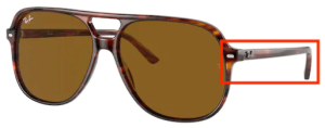 Original Ray-Ban RB2198 Bill Bügel, Farbe 954 · Schildpatt hell