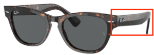 Original Ray-Ban RB2201 Laramie Bügel, Farbe 902 · Schildpatt