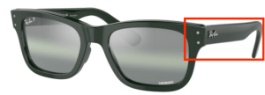 Original Ray-Ban RB2283 Mr Burbank Bügel, Farbe 6659 · Grün