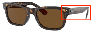 Original Ray-Ban RB2283 Mr Burbank Bügel, Farbe 902 · Havanna