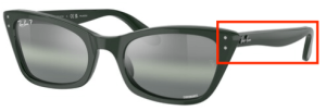 Original Ray-Ban RB2299 Lady Burbank Bügel, Farbe 6659 · Grün