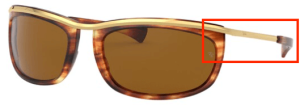 Original Ray-Ban RB2319 Olympia I Bügel, Farbe 954 · Schildpatt hell