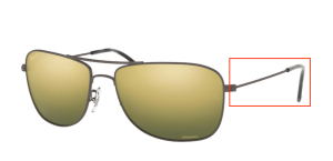 Original Ray-Ban RB3543 Bügel, Farbe 029 · Matt gunmetal