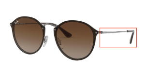 Original Ray-Ban RB3574N Blaze Round Bügel, Farbe 004 · Gunmetal