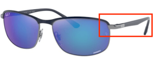Original Ray-Ban RB3671CH Bügel, Farbe 9204 · Blau