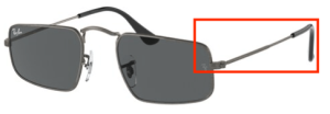 Original Ray-Ban RB3957 Julie Bügel, Farbe 9229 · Gunmetal