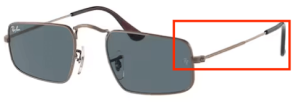 Original Ray-Ban RB3957 Julie Bügel, Farbe 9230 · Bronze/ kupfer