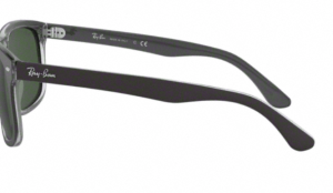 Original Ray-Ban RB4226 Bügel, Farbe 6052 · Oben schwarz auf transparent