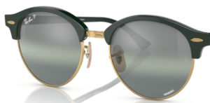 Originalgläser Ray-Ban RB4246 Clubround, Farbe 1368G4 · Grün auf gold
