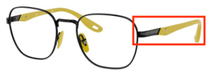 Original Ray-Ban RB6484M Sehbrillen Bügel, Farbe F028 · Schwarz