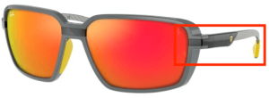 Original Ray-Ban RB8360M Bügel, Farbe F672 · Grau