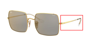 Original Ray-Ban RB1971 Square Bügel, Farbe 001 · Gold