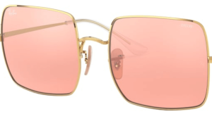 Originalgläser Ray-Ban RB1971 Square, Farbe 3E · Rosa silber verspiegelt Verlauf (Halbverspiegelt)