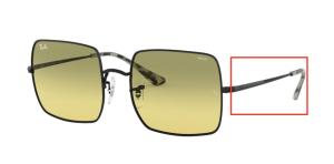 Original Ray-Ban RB1971 Square Bügel, Farbe 9152 · Schwarz