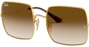 Originalgläser Ray-Ban RB1971 Square, Farbe 51 · Braun hell Verlauf