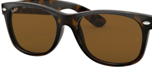 Originalgläser Ray-Ban RB2132 New Wayfarer, Farbe 57 · Polarizaded braun