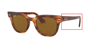 Original Ray-Ban RB2168 Meteor Bügel, Farbe 954 · Schildpatt hell