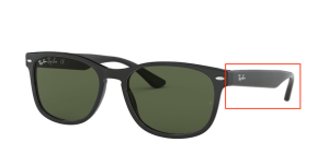 Original Ray-Ban RB2184 Bügel, Farbe 901 · Schwarz
