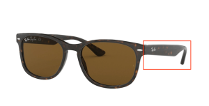 Original Ray-Ban RB2184 Bügel, Farbe 902 · Havanna