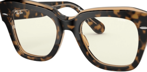 Originalgläser Ray-Ban RB2186 State Street, Farbe BL · Grau phototrop/blau hell filter