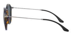 Original Ray-Ban RB2447 Round Bügel, Farbe 1158 · Gesprenkelt blau Havanna