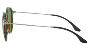Original Ray-Ban RB2447 Round Bügel, Farbe 1159 · Gesprenkelt grün Havanna