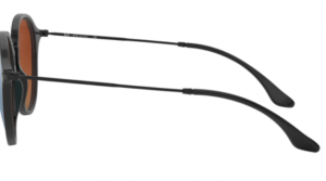 Original Ray-Ban RB2447 Round Bügel, Farbe 901/4 · Schwarz glänzend