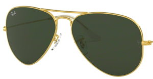 Originalgläser Ray-Ban RB3025 Aviator, Farbe 31 · Grün