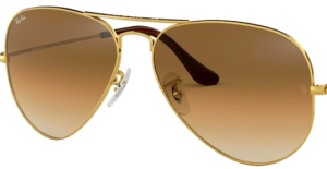 Originalgläser Ray-Ban RB3025 Aviator, Farbe 51 · Braun hell Verlauf