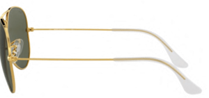 Original Ray-Ban RB3407 Outdoorsman II Rainbow Bügel, Farbe 001 · Gold