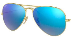Originalgläser Ray-Ban RB3025 Aviator, Farbe 17 · Blau Flash verspiegelt