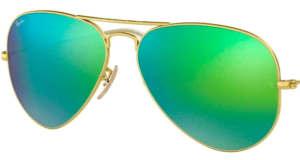 Originalgläser Ray-Ban RB3025 Aviator, Farbe 19 · Grün Flash verspiegelt