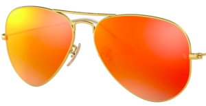 Originalgläser Ray-Ban RB3025 Aviator, Farbe 4D · Orange Flash plarized