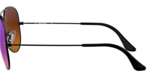 Original Ray-Ban RB3460 Aviator Flip Out Bügel, Farbe 002 · Schwarz