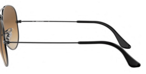 Original Ray-Ban RB3460 Aviator Flip Out Bügel, Farbe 004 · Gunmetal