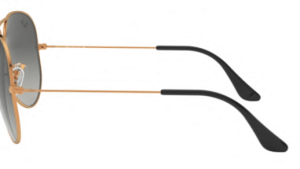 Original Ray-Ban RB3026 Aviator Large Metal II Bügel, Farbe 197 · Bronze