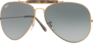 Originalgläser Ray-Ban RB3029 Outdoorsman II, Farbe 71 · Grau Verlauf grau dunkel