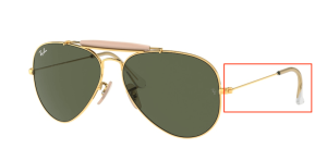 Original Ray-Ban RB3029 Outdoorsman II Bügel, Farbe L2112 · Golden