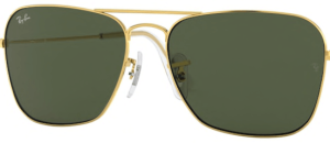 Originalgläser Ray-Ban RB3136 Caravan, Farbe G15 · Grün klassisch