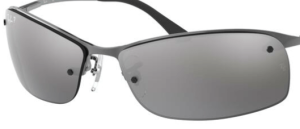 Originalgläser Ray-Ban RB3183, Farbe 82 · Silber polarisiert(semi · verspiegelt) · Kunststoff